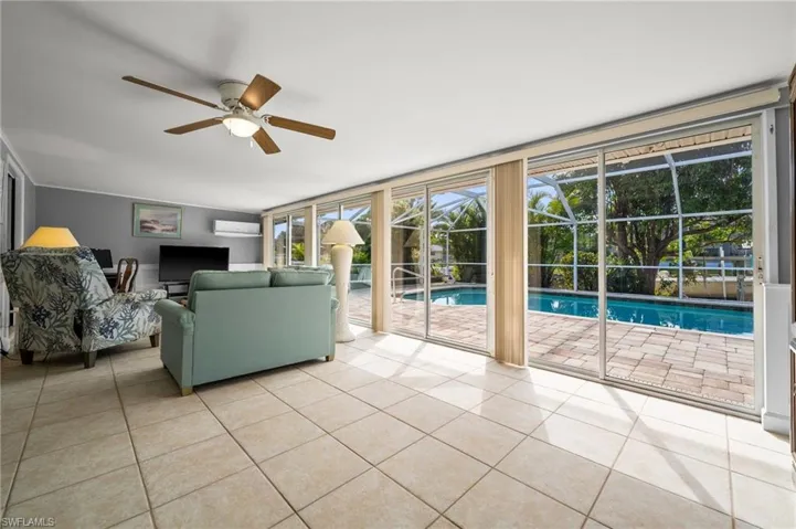 Enclosed Lanai has it's own Split Unit AC