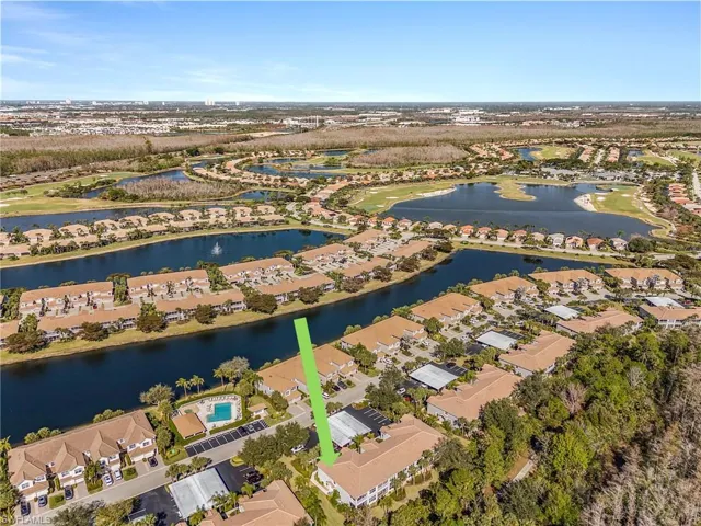 Great view.  Community pool is just across the drive.