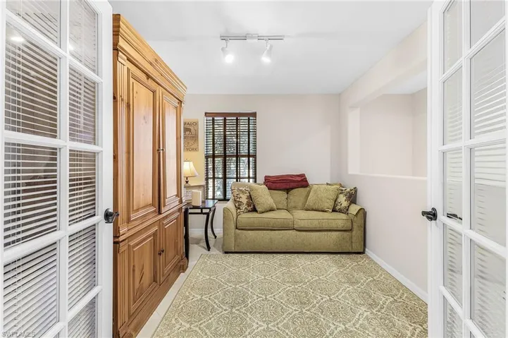 Lovely den / study just off the stairs from the entry.