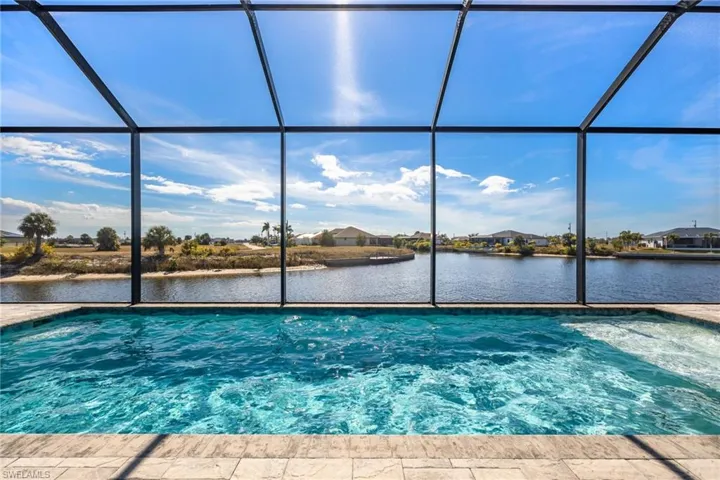 Heated saltwater pool