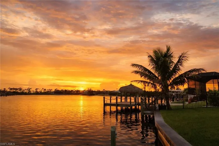 Sunset from the dock