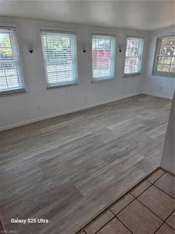Brand new laminate floor