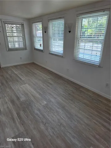 Fresh white paint and new floors