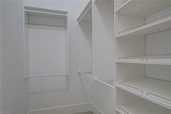 View of spacious closet