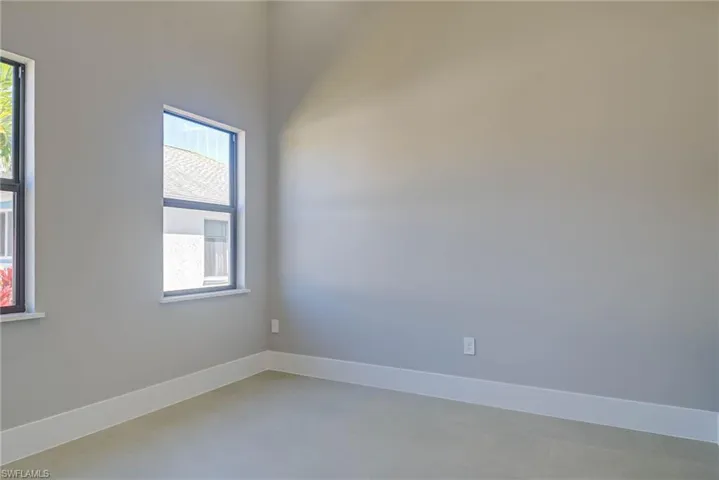 Empty room with a wealth of natural light