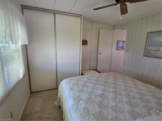 Plenty of closet space in the Bedroom.