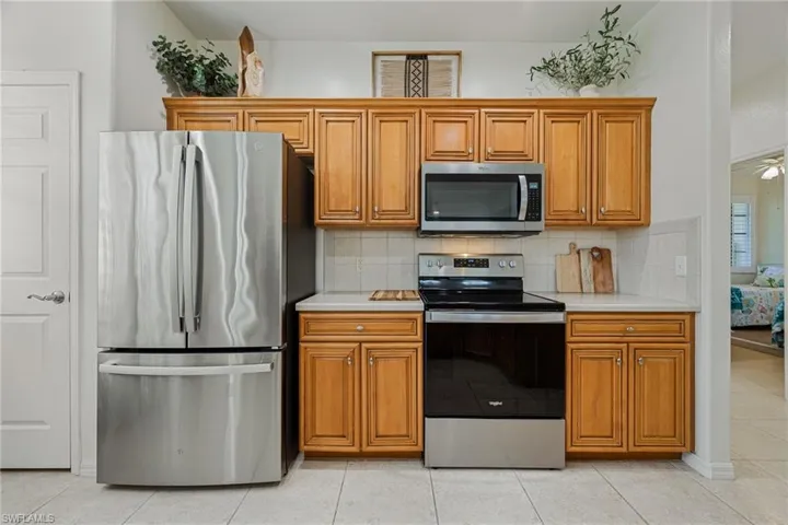 Kitchen featuring appliances -stainless steel