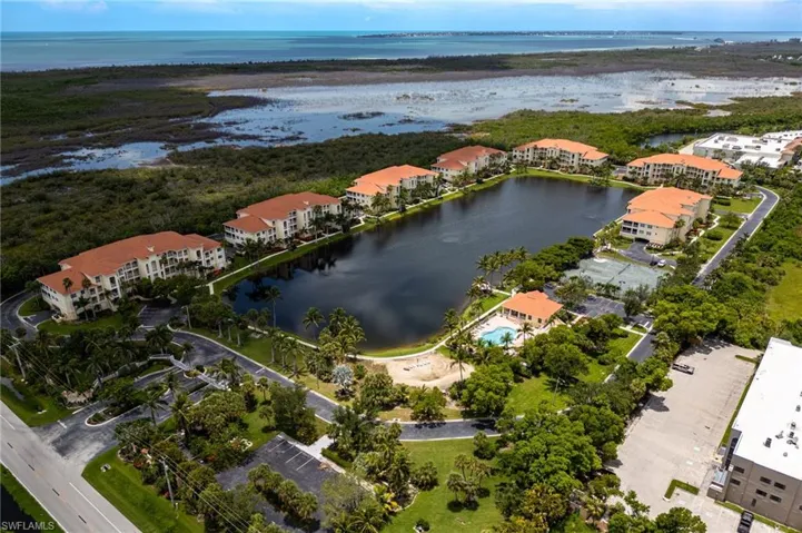 View of property location with lake