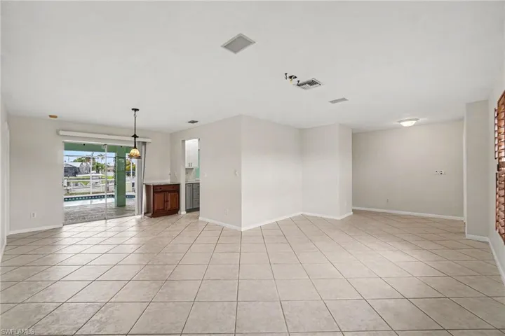 Living Room and Dining Room