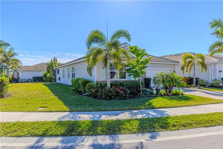 View of the large oversized corner lot