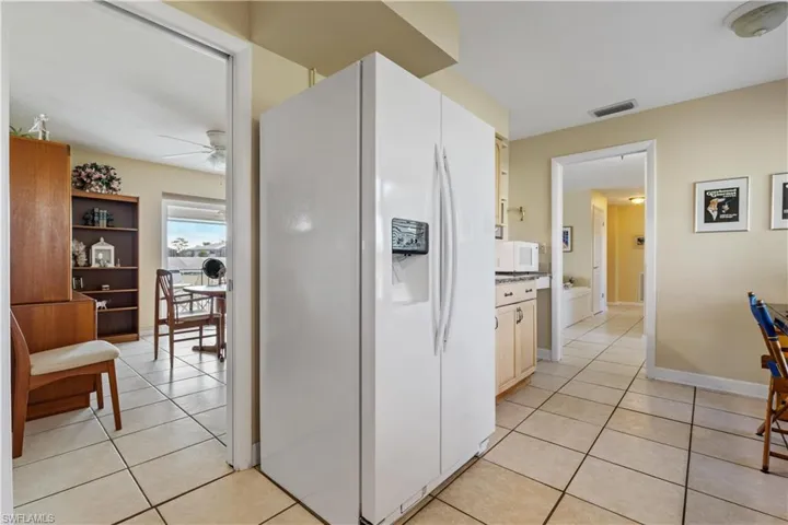 Kitchen with doorway to Dining Area on the left.