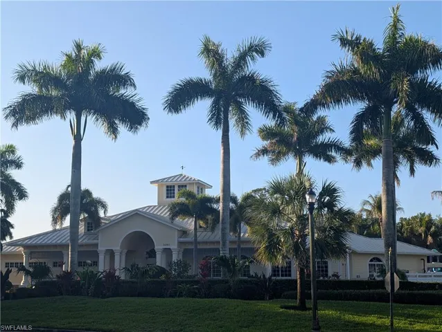 View of front of property with a front yard