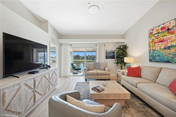 Living room featuring light hardwood / wood-style floors