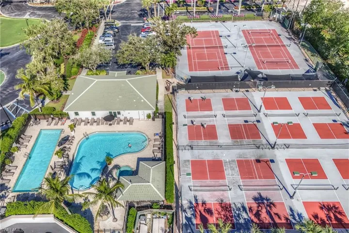 Birds eye view of Cypress Woods featuring a water view