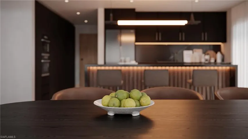 View of dining space