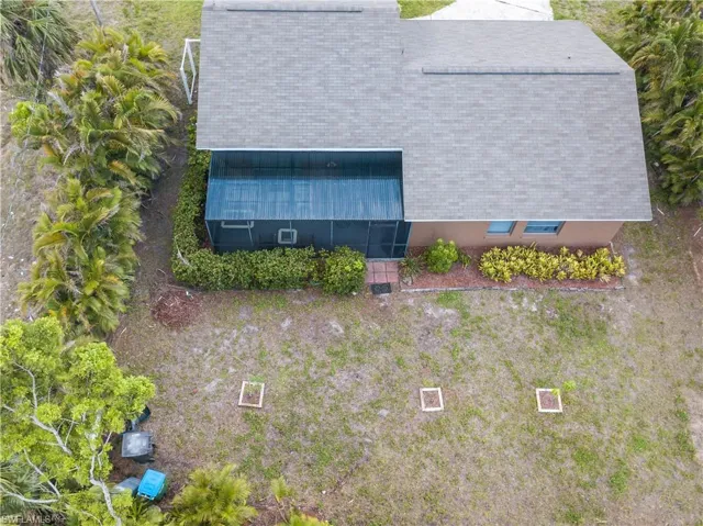 View from above of property
