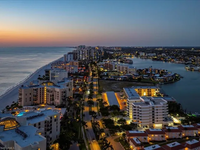 View of urban area featuring extended coastline