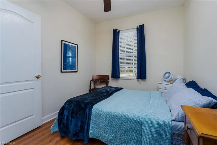 Bedroom #3 has ceiling fan