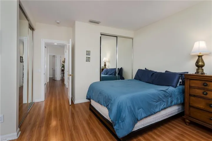 Main bedroom has 2 closets