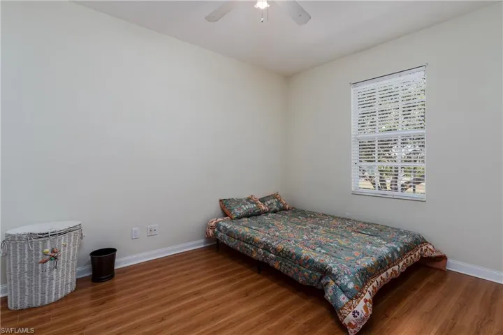Bedroom #2 with ceiling fan