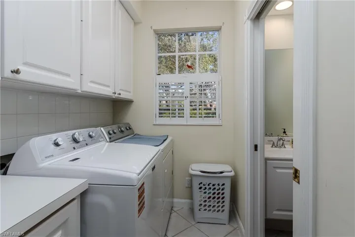 Laundry room with window for natural light