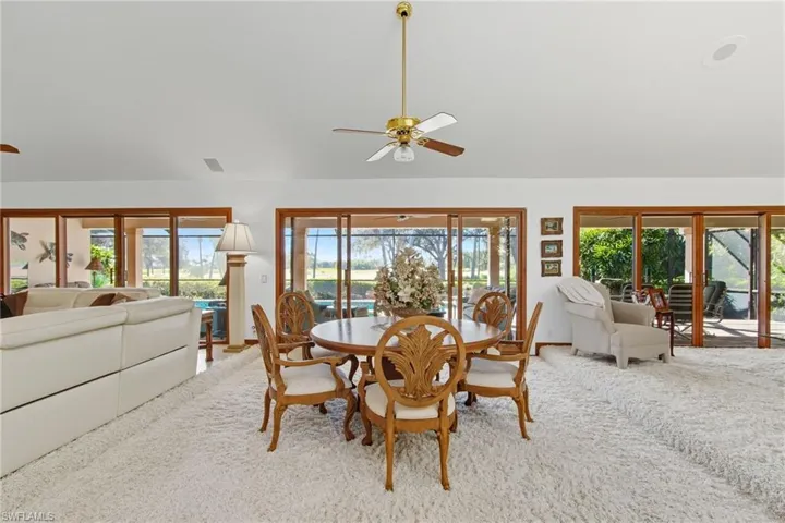 Formal dining area.