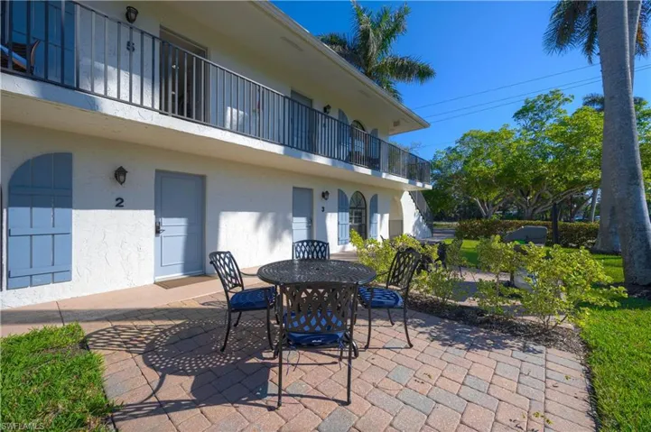 View of patio / terrace with a balcony