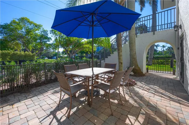 View of patio