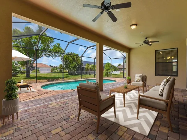 Outdoor Living SpaceVirtually staged