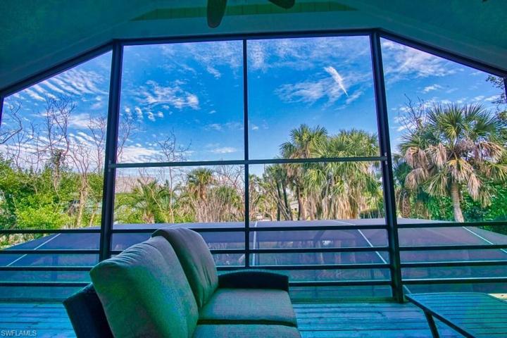 Treetop views from the screened Lanai.