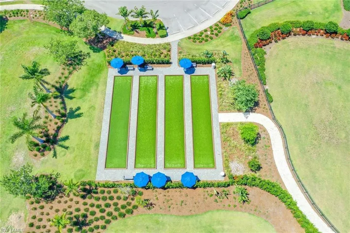 Bocce Ball Courts.