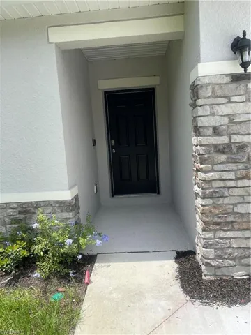 View of exterior entry