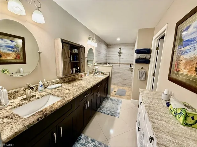 Dual sinks with plenty of vanity space.