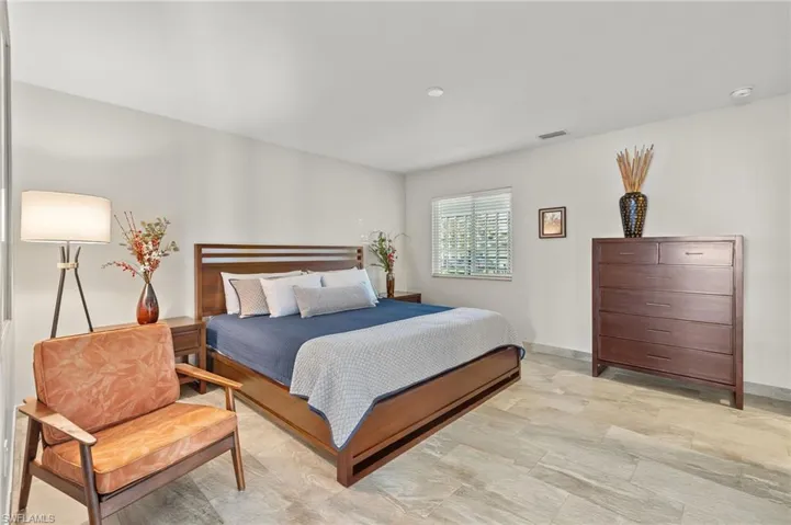 Lower level guest room