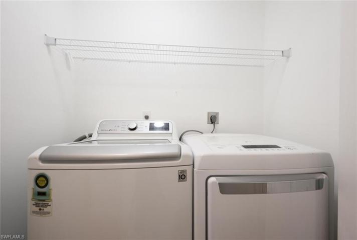 Laundry Area with Lg washer and dryer