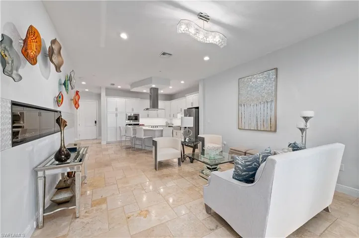 View of living room