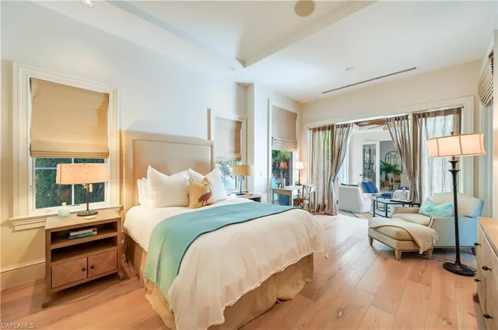Bedroom featuring light wood finished floors