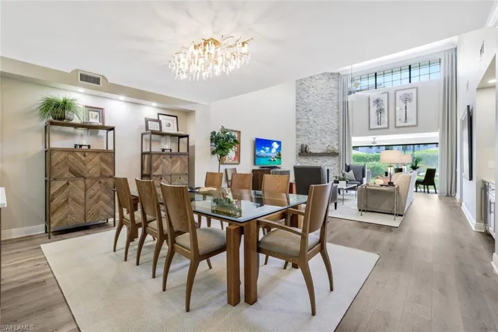 Open Air Dining Great Room- All Designer Finishes & Furnished