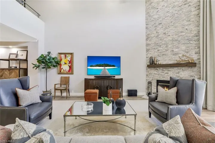 Designer Furnishings Hand Selected to Maximize the Entertaining Experience