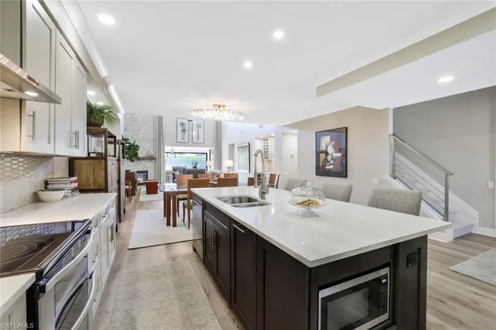 Double Oven Range, French Door Refrigerator, Dishwasher, Gorgeous Backsplash