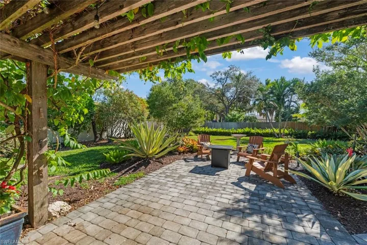 Backyard featuring tropical landscape