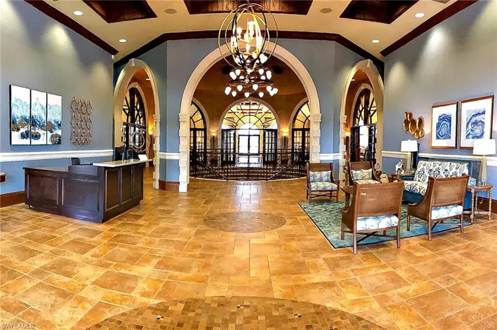 View of building lobby