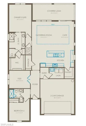 Floor plan with structurals