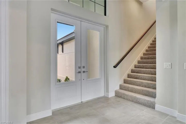 View of tiled foyer entrance