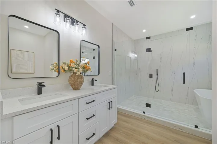 huge primary bathroom