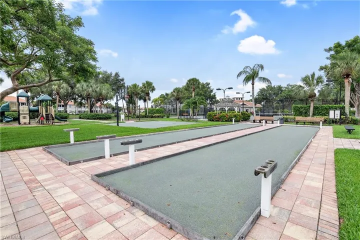 Enjoy bocce, basketball, and a play area providing fun for everyone!