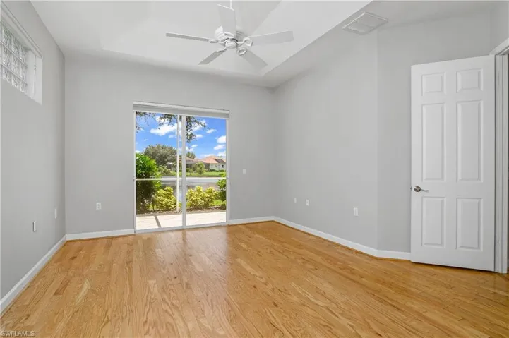 Owner bedroom with plenty of natural light.