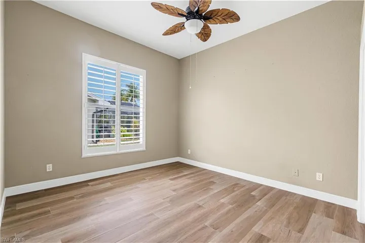 One of two guest bedrooms