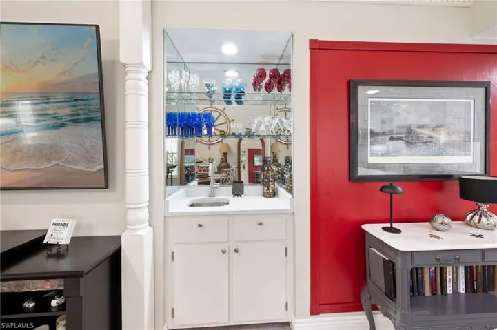 Bar area featuring a sink