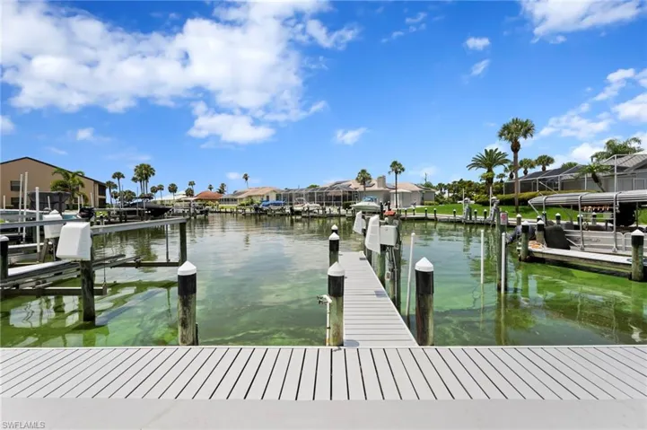 Dock featuring a water view and a residential view